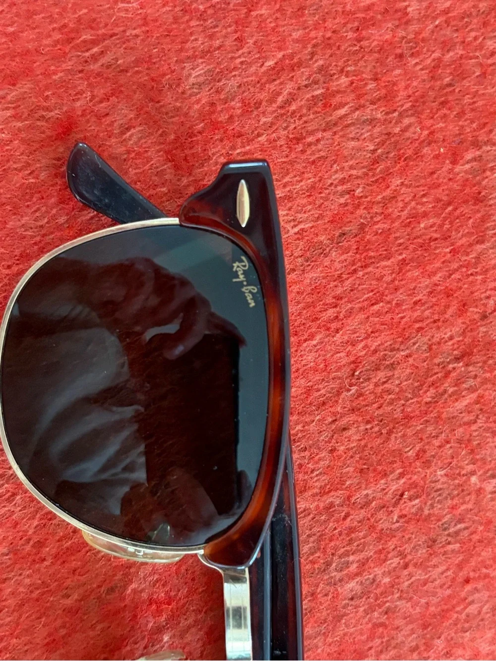 Vintage Bausch & lomb Ray-Ban Clubmaster Sunglasses - Tortoise Frame